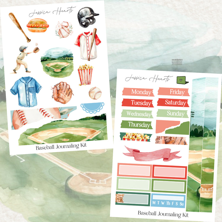 Baseball Journaling Kit