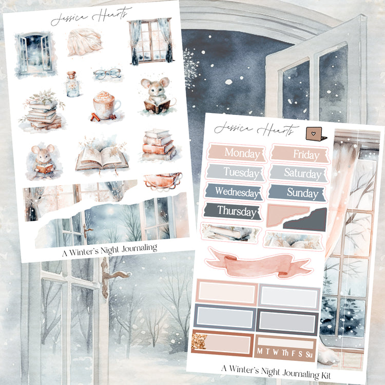 A Winter's Night Journaling Kit