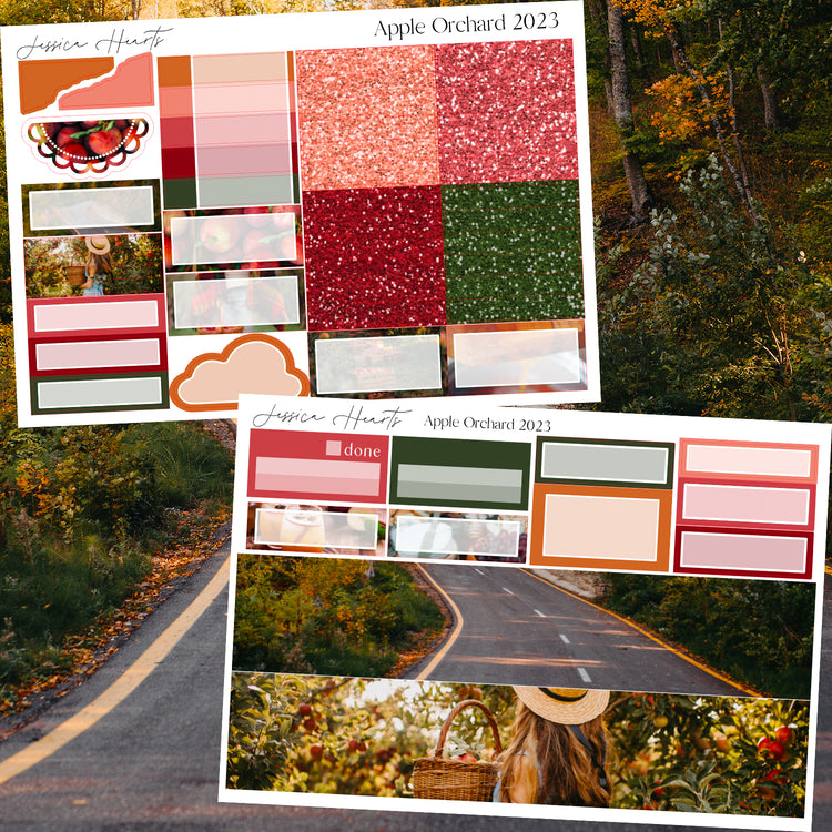 Apple Orchard 2023 Weekly Sticker Kit *new format*