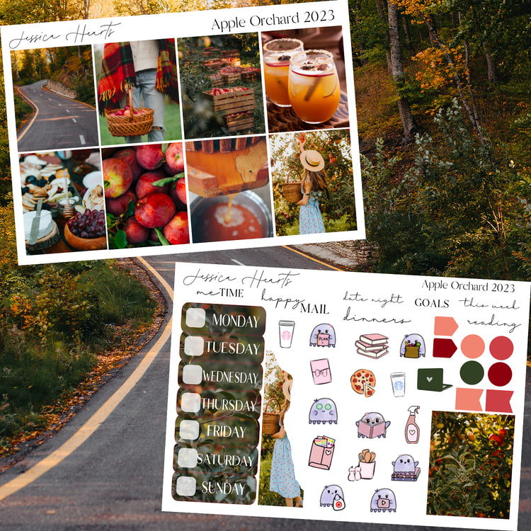 Apple Orchard 2023 Weekly Sticker Kit *new format*