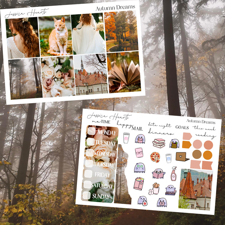 Autumn Dreams Weekly Sticker Kit 2024