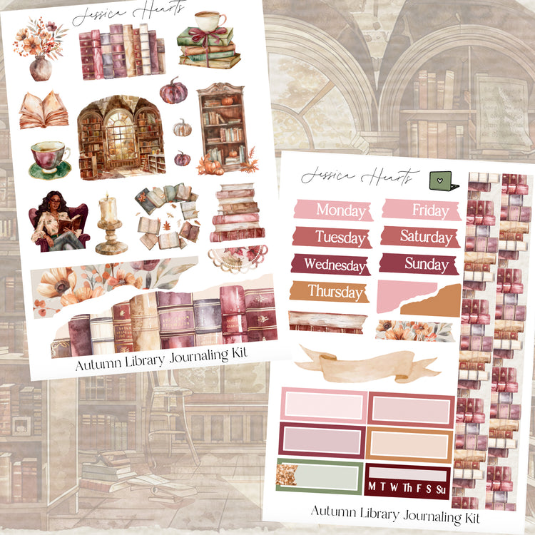 Autumn Library Journaling Kit