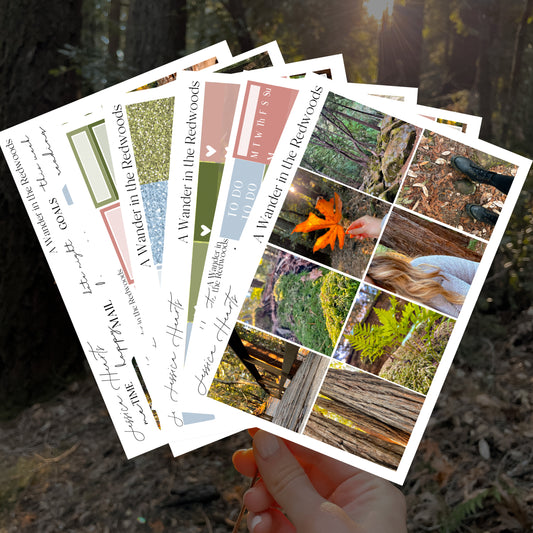 A Wander in the Redwoods Weekly Sticker Kit *exclusive*