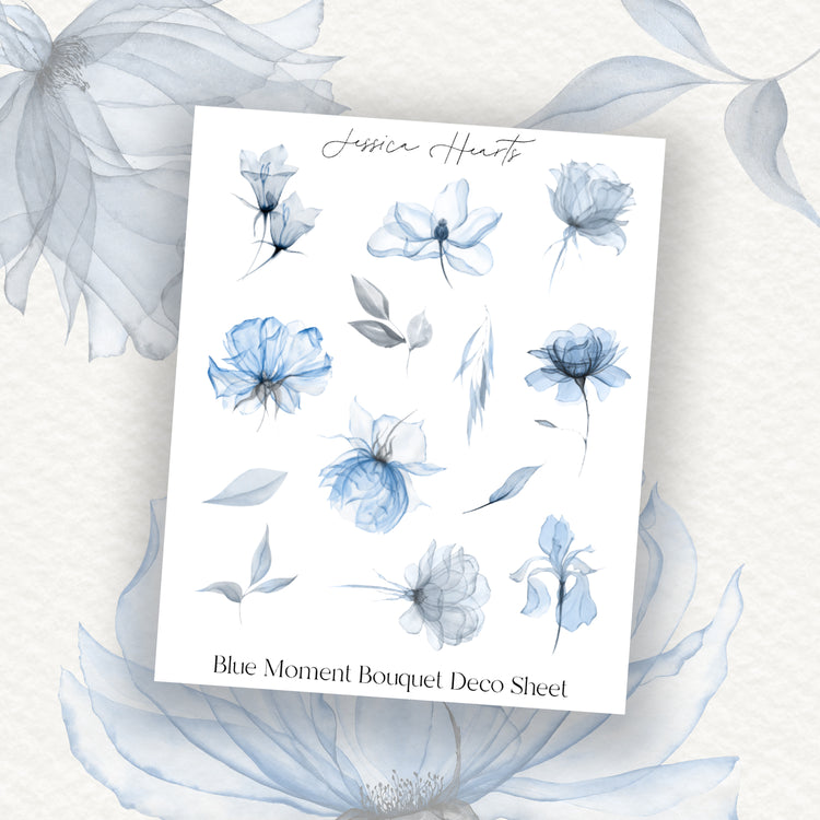 Blue Moment Bouquet Deco