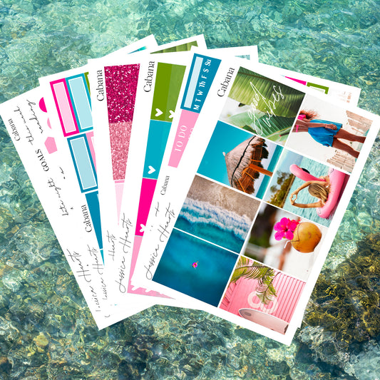Cabana Weekly Sticker Kit