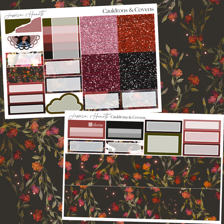 Cauldrons & Covens Weekly Sticker Kit *new format*