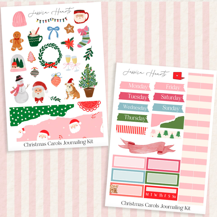 Christmas Carols Journaling Kit