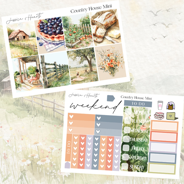 Country House MINI Sticker Kit