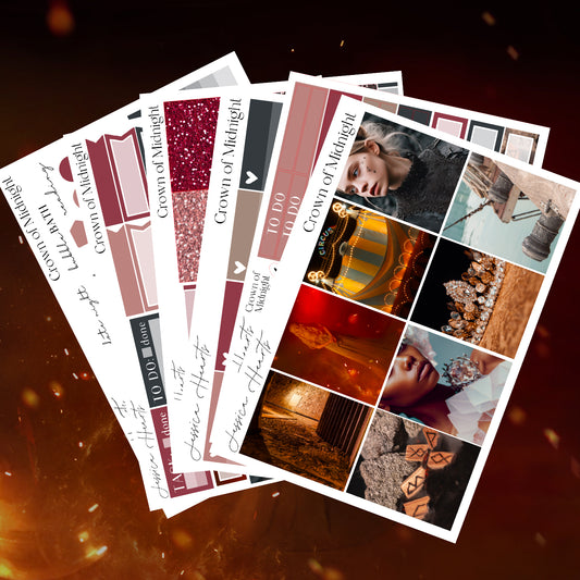 Crown of Midnight Weekly Sticker Kit