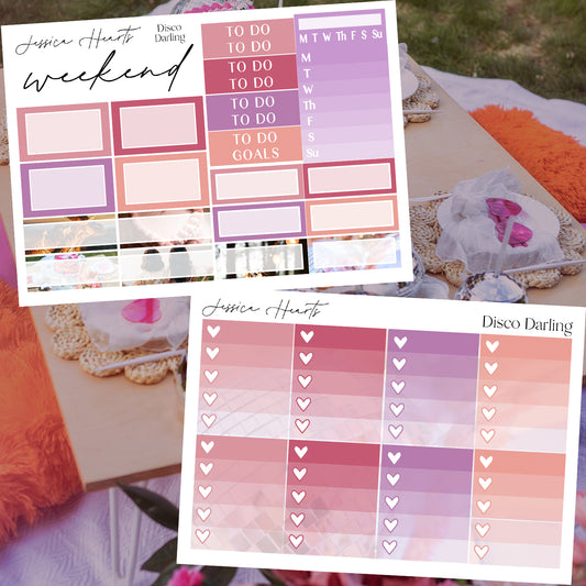 Disco Darling Weekly Sticker Kit