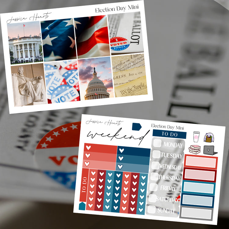 Election Day MINI Sticker Kit