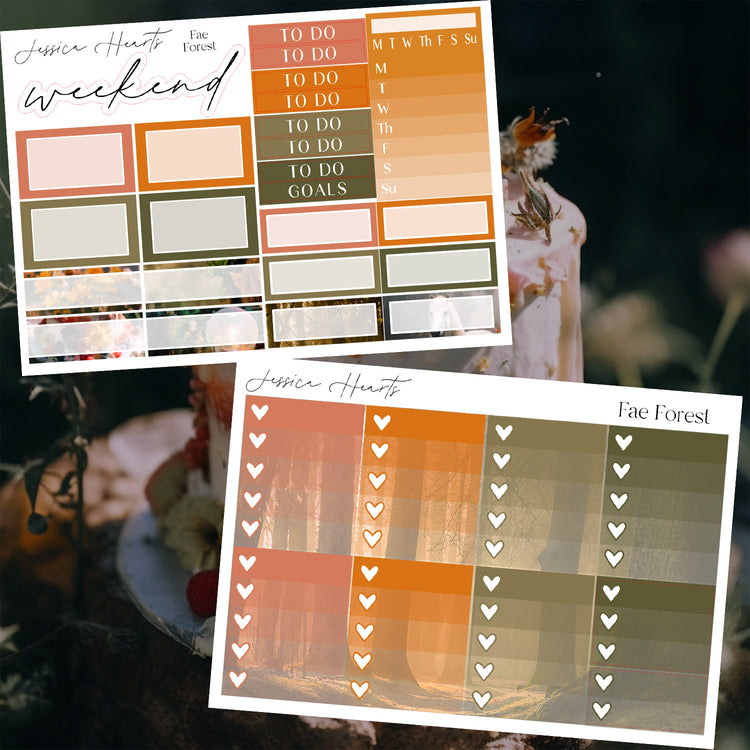 Fae Forest Weekly Sticker Kit *new format*