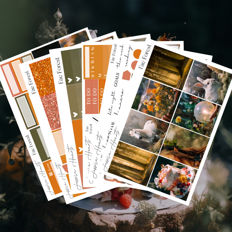 Fae Forest Weekly Sticker Kit *new format*