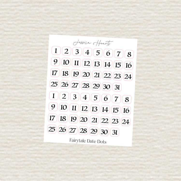 Fairytale Date Dots