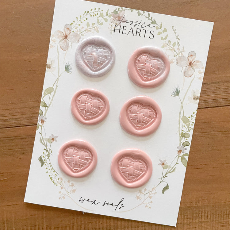 Fairytale Heart Pie Wax Seals