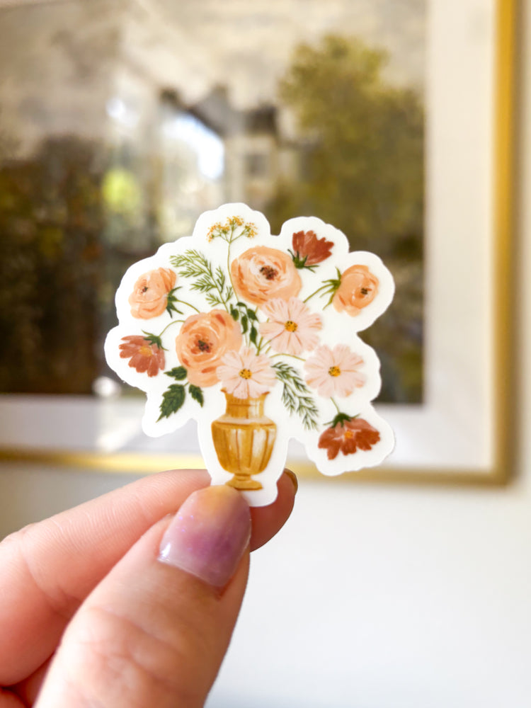 Fall Flora Vinyl Sticker