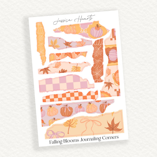 Falling in Love Journaling Deco Corner Stickers