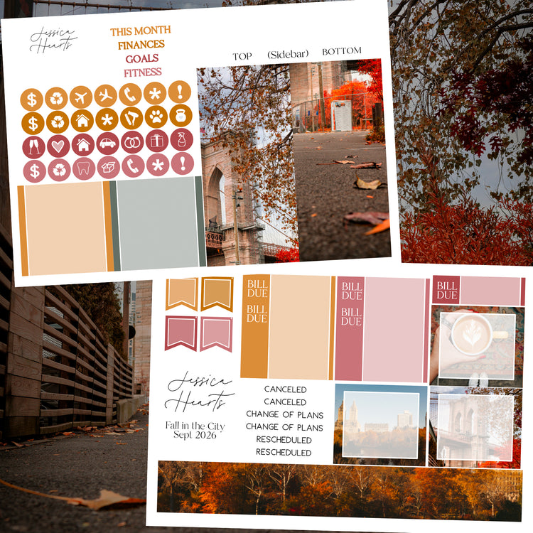 Fall in the City September 2026 Monthly Kit