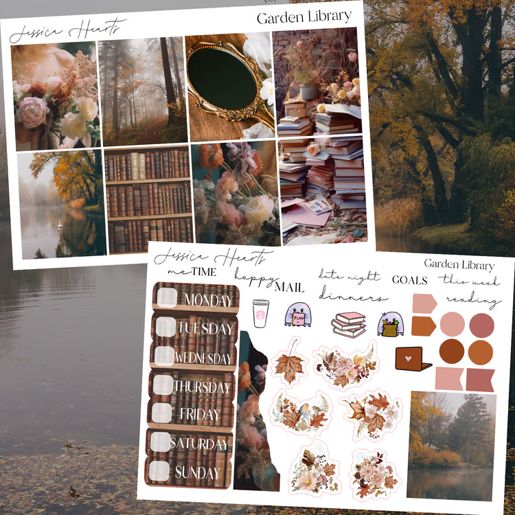 Garden Library Weekly Sticker Kit *new format*