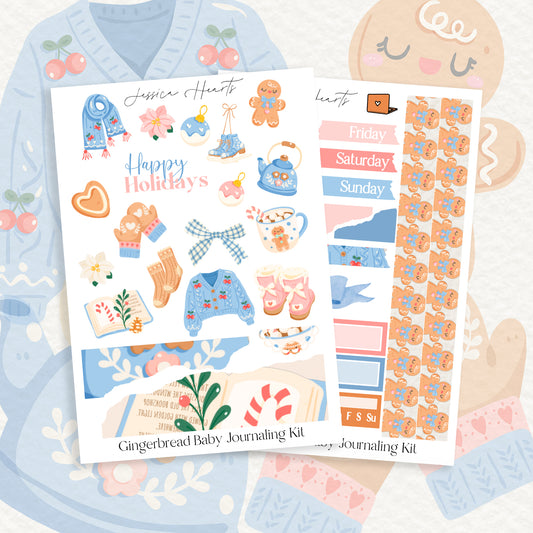 Gingerbread Baby Journaling Kit