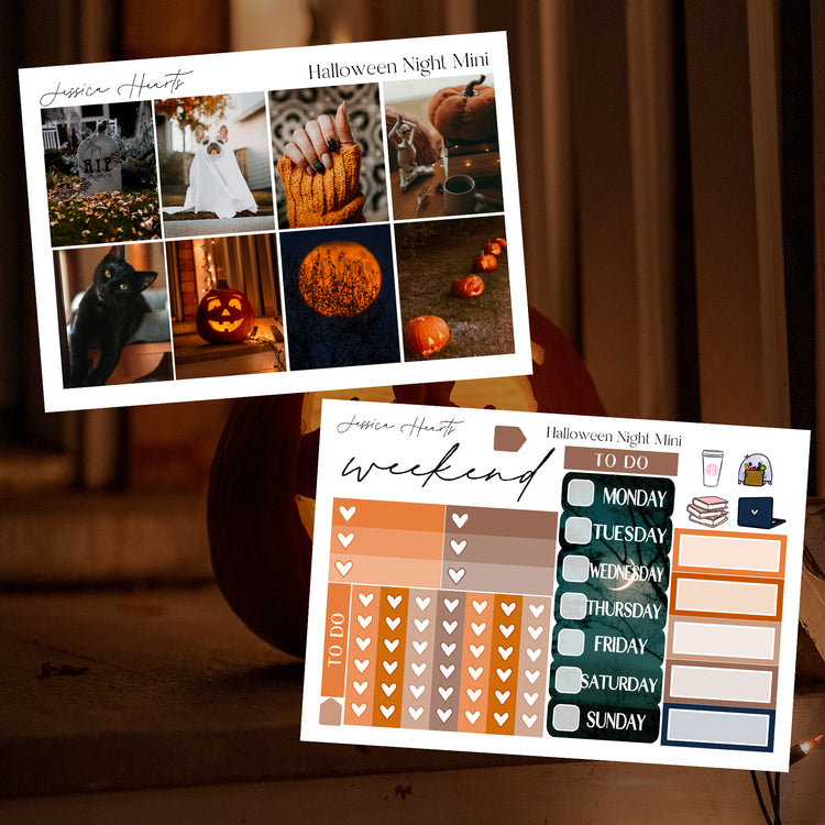 Halloween Night MINI Sticker Kit