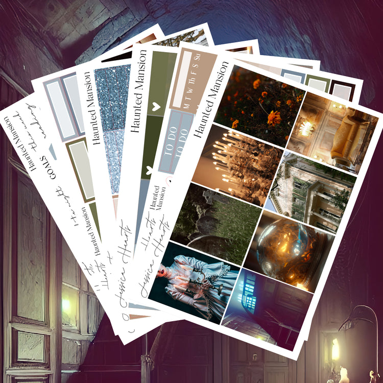 Haunted Mansion Weekly Sticker Kit *new format*