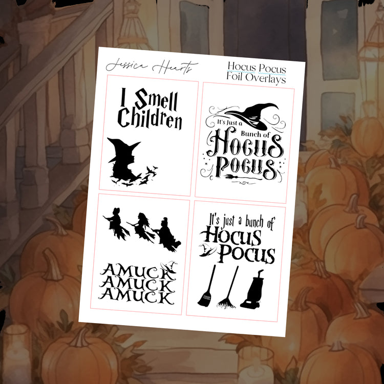 Hocus Pocus Foil Overlay
