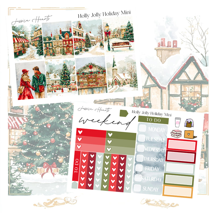 Holly Jolly Holiday MINI Sticker Kit