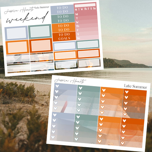 Late Summer Weekly Sticker Kit