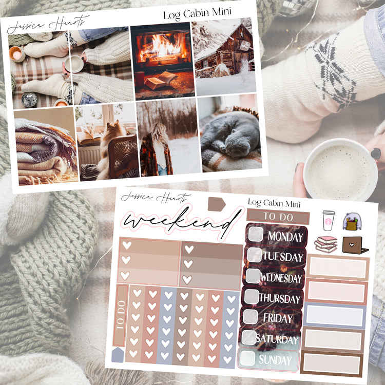 Log Cabin MINI Sticker Kit