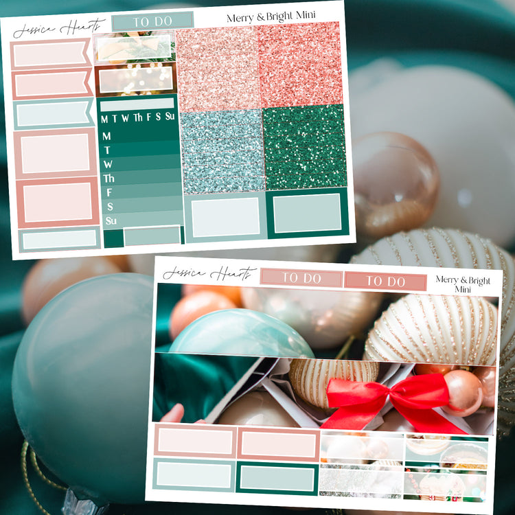 Merry & Bright MINI Sticker Kit