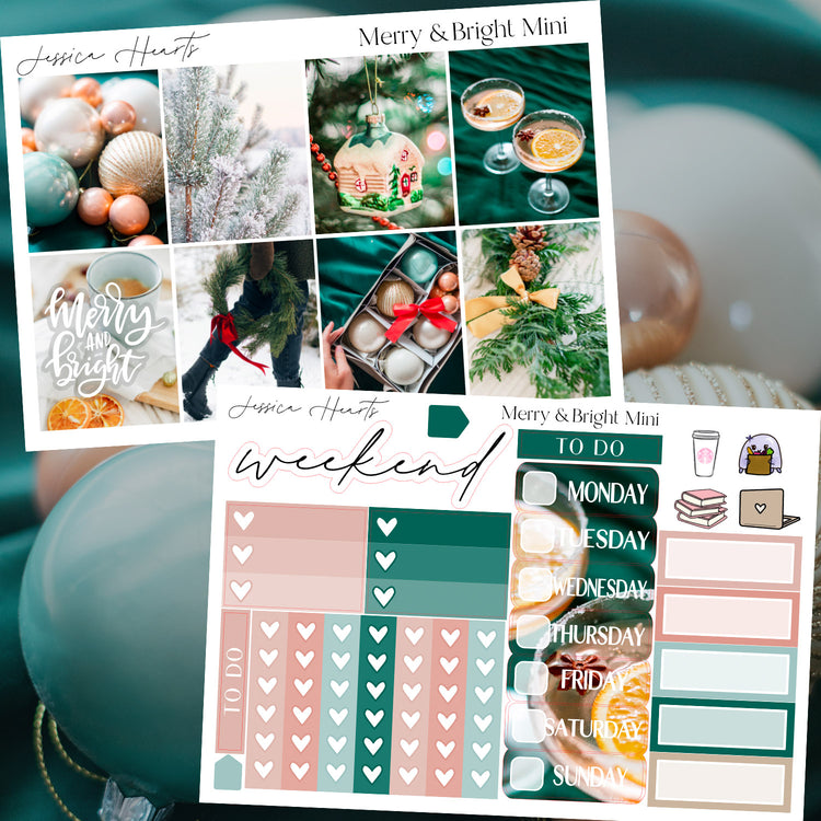 Merry & Bright MINI Sticker Kit