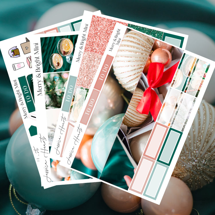 Merry & Bright MINI Sticker Kit
