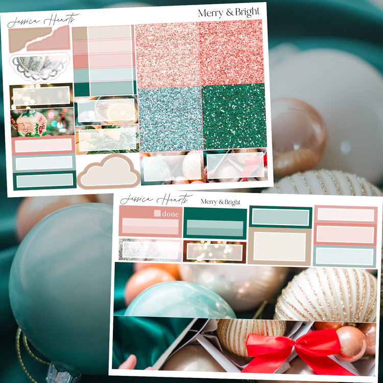 Merry & Bright Weekly Sticker Kit