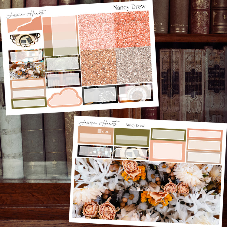 Nancy Drew Weekly Sticker Kit