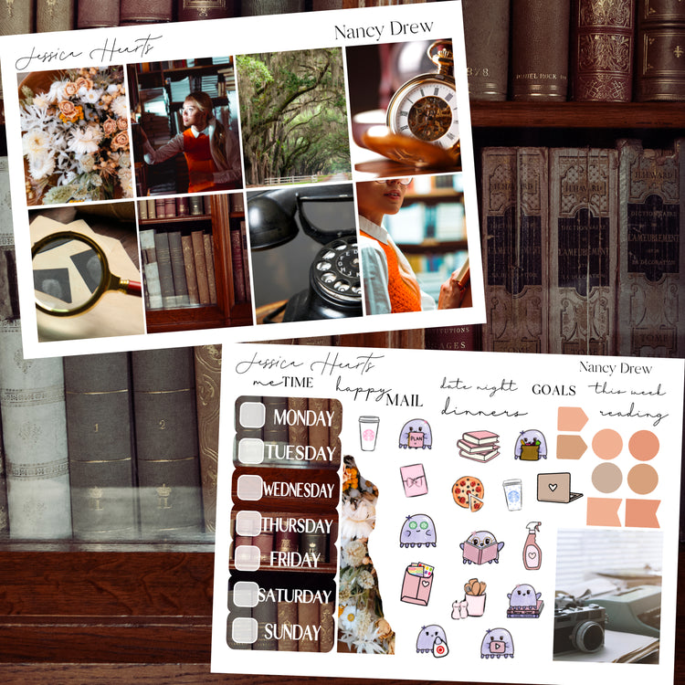 Nancy Drew Weekly Sticker Kit