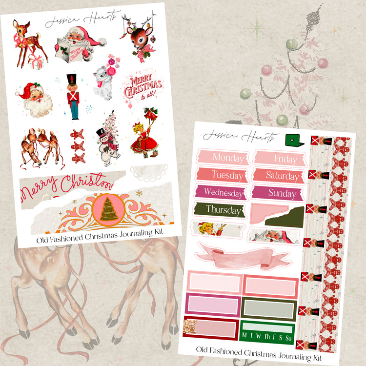 An Old Fashioned Christmas Journaling Kit