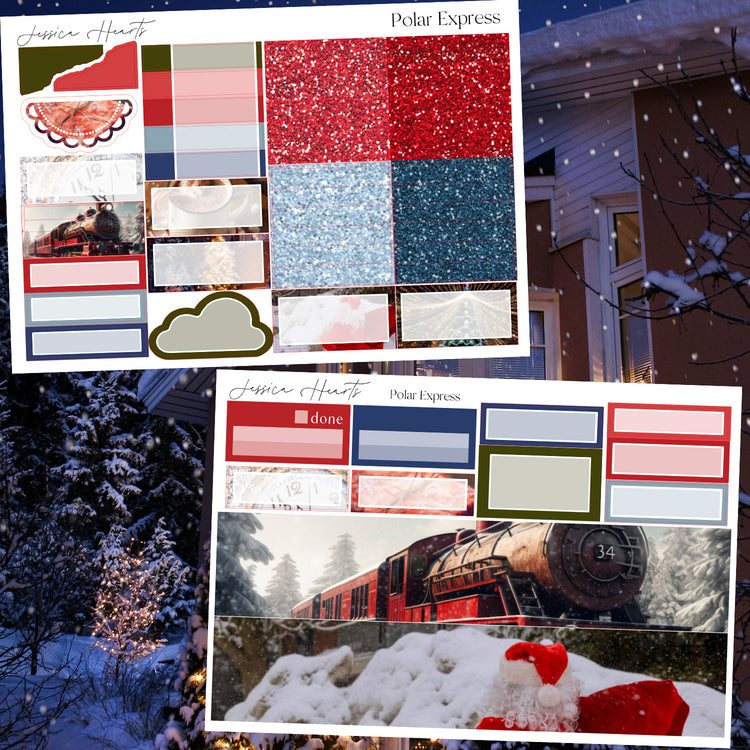 Polar Express Weekly Sticker Kit