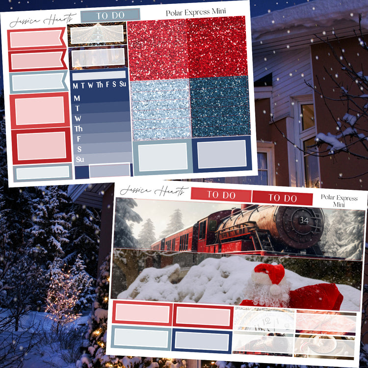 Polar Express MINI Sticker Kit