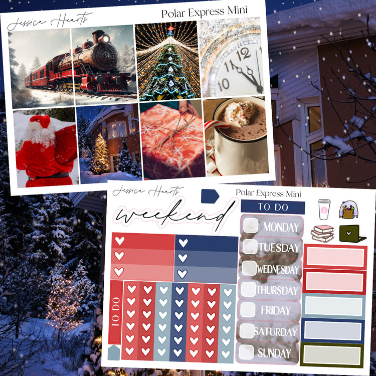 Polar Express MINI Sticker Kit