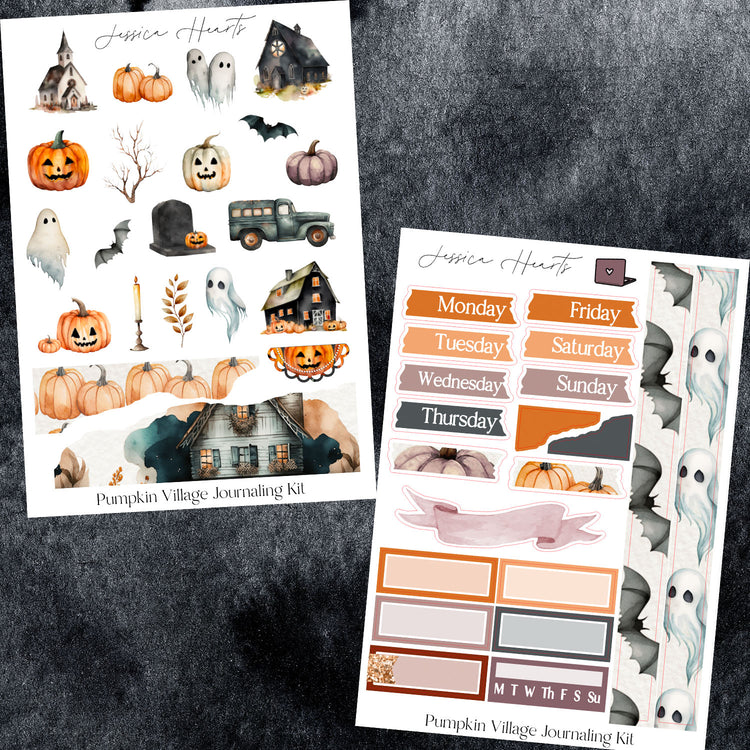 Pumpkin Village Journaling Kit