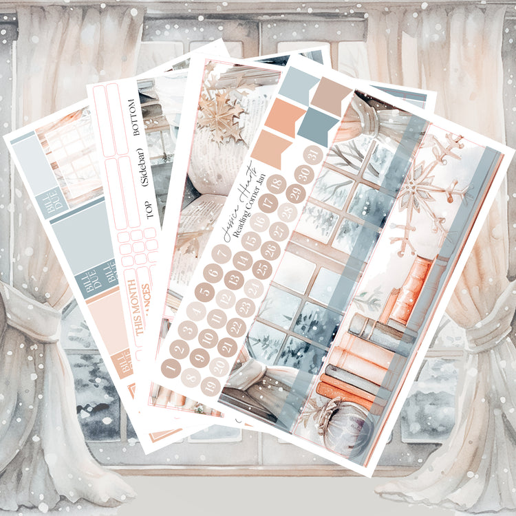 Reading Corner January BLANK 2024 Monthly Kit *NO FOIL*