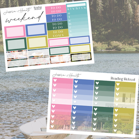 Reading Retreat Weekly Sticker Kit