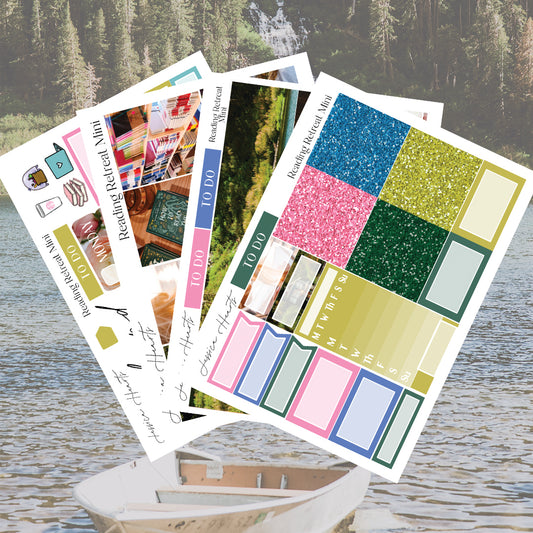 Reading Retreat MINI Sticker Kit