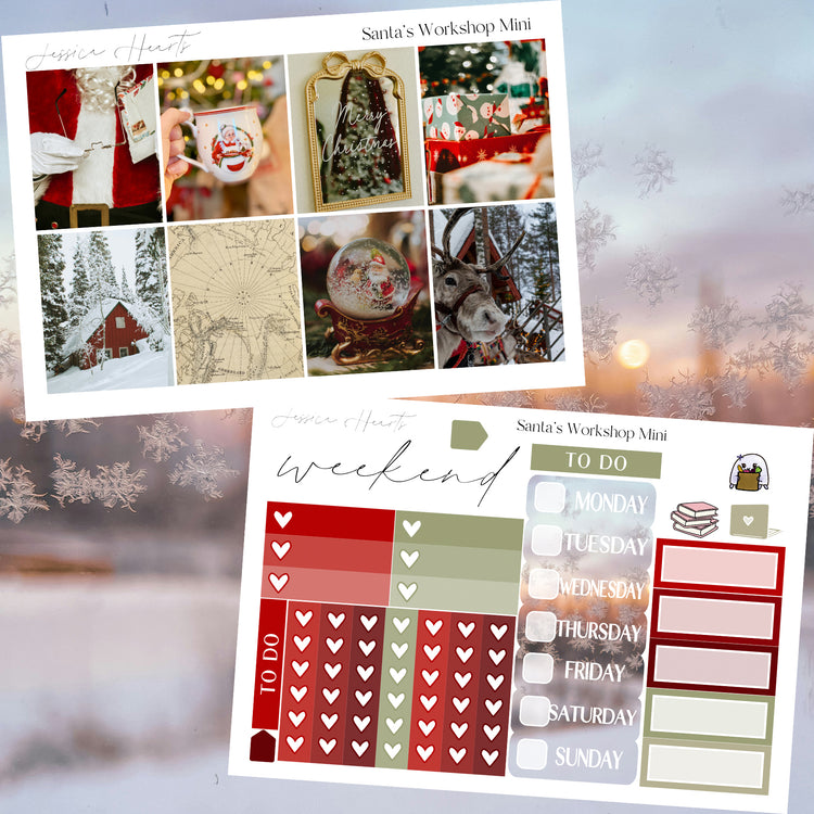 Santa's Workshop MINI Sticker Kit
