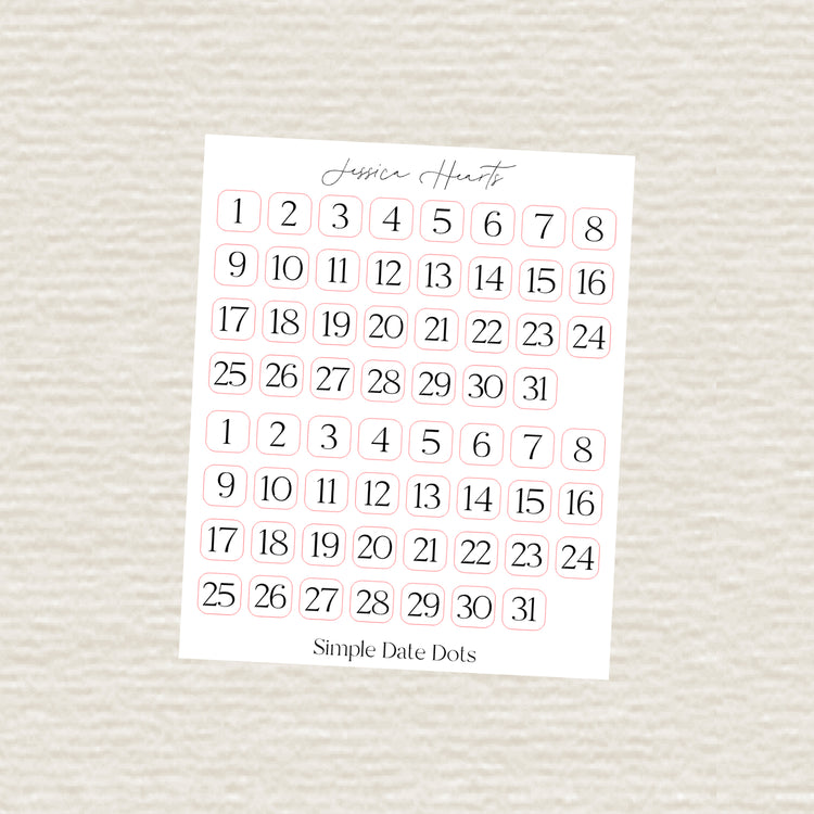 Simple Date Dots