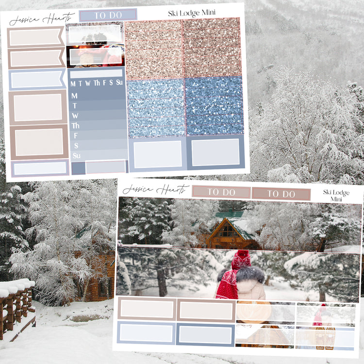 Ski Lodge MINI Sticker Kit