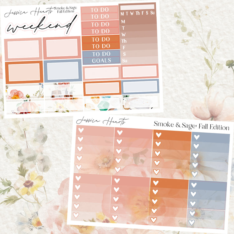 Smoke & Sage: Fall Edition Weekly Sticker Kit *new format*