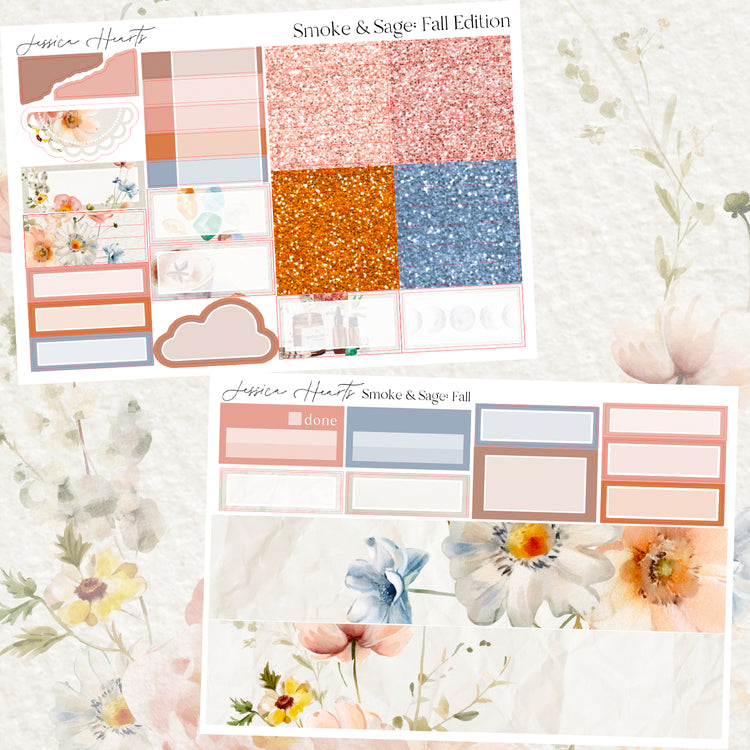 Smoke & Sage: Fall Edition Weekly Sticker Kit *new format*