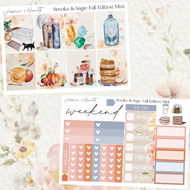 Smoke & Sage: Fall Edition MINI Sticker Kit *new format*